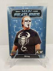Sting Wrestling Cards 2022 Upper Deck AEW Main Features Prices