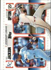 Bo Jackson, Justin Upton #LL44 Baseball Cards 2010 Topps Legendary Lineage Prices