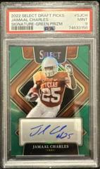 Jamaal Charles [Green] #S-JCH Football Cards 2022 Panini Select Draft Picks Signatures Prices