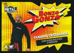 Claudio Castagnoli [Gold] Wrestling Cards 2022 SkyBox Metal Universe AEW Bonzo Gonzo Prices