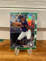 Jose Altuve [Green Refractor] #83 Baseball Cards 2019 Bowman Chrome Prices