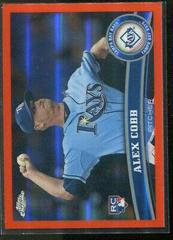 Alex Cobb [Orange Refractor] #207 Baseball Cards 2011 Topps Chrome Prices