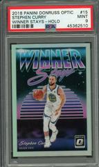Stephen Curry [Holo] Basketball Cards 2018 Panini Donruss Optic Winner Stays Prices