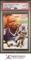 Emmitt Smith [Class 1 Gold Label] #25 Football Cards 1999 Topps Gold Label Prices