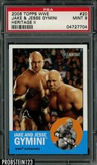 Jake and Jesse Gymini Wrestling Cards 2006 Topps Heritage II WWE Prices