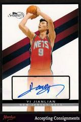 YI Jianlian #TSAYJ Basketball Cards 2008 Topps Signature Autographs Prices