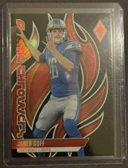 Jared Goff [Black] #FLA-5 Football Cards 2023 Panini Phoenix Flame Throwers Prices