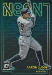 Aaron Judge #NEON-5 Baseball Cards 2022 Panini Donruss Optic Neon Prices