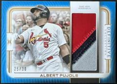Albert Pujols [Blue] #DJR-PUJ Baseball Cards 2023 Topps Definitive Jumbo Relic Collection Prices