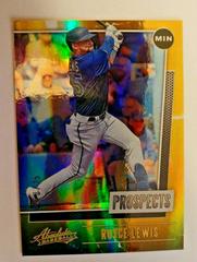 Royce Lewis [Spectrum Gold] #P-5 Baseball Cards 2021 Panini Absolute Prospects Prices
