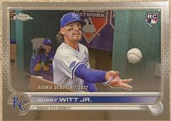 Bobby Witt Jr. Baseball Cards 2022 Topps Chrome Update Prices