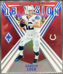 Andrew Luck [Red] #27 Football Cards 2019 Panini Phoenix QB Vision Prices