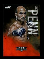 BJ Penn [Red] Ufc Cards 2017 Topps UFC Fire Prices