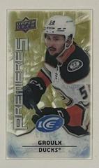 Benoit Olivier Groulx [Gold] Hockey Cards 2021 Upper Deck Ice Premieres Mini Prices
