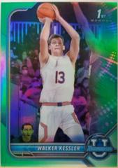Walker Kessler [Chrome Aqua Refractor] #12 Basketball Cards 2021 Bowman University Prices