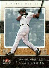 Frank Thomas #32 Baseball Cards 2003 Fleer Genuine Prices