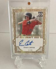 Evan Carter [Gold Spectrum] #BA-EC2 Baseball Cards 2020 Leaf Ultimate Autographs Prices
