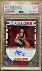 Anfernee Simons #RI-AS Basketball Cards 2018 Panini Hoops Rookie Ink Prices