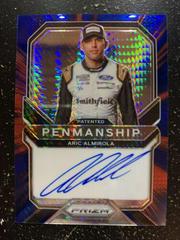 Aric Almirola [Hyper Red Blue] #PP-AA Racing Cards 2021 Panini Prizm Patented Penmanship Prices