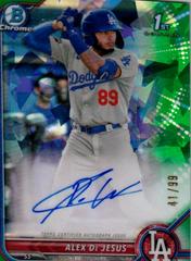 Alex De Jesus [Green Atomic Refractor] Baseball Cards 2022 Bowman Chrome Prospect Autographs Prices