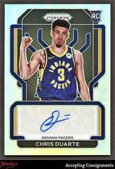 Chris Duarte [Silver Prizm] Basketball Cards 2021 Panini Prizm Rookie Signatures Prices