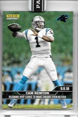 Cam Newton [Green] #1 Football Cards 2016 Panini Instant NFL Prices