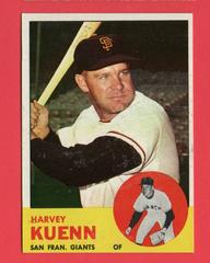 Harvey Kuenn #30 Baseball Cards 1963 Topps Prices