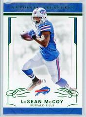 LeSean McCoy [Emerald] #11 Football Cards 2016 Panini National Treasures Prices