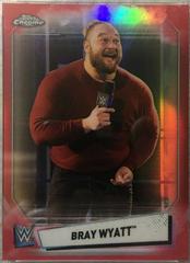 The Fiend' Bray Wyatt [Red Refractor] #11 Wrestling Cards 2021 Topps Chrome WWE Prices