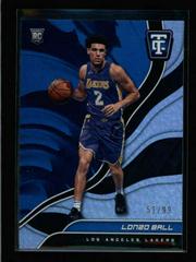 Lonzo Ball [Blue] #102 Basketball Cards 2017 Panini Totally Certified Prices