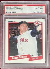 Roger Clemens #271 Baseball Cards 1990 Fleer Prices