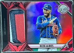 Ozzie Albies [Red] #205 Baseball Cards 2022 Topps Chrome Prices