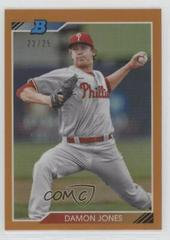 Damon Jones [Orange Refractor] Baseball Cards 2020 Bowman Heritage Chrome Prospects Prices
