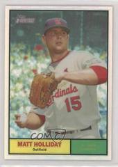 Matt Holliday [Black Refractor] #C49 Baseball Cards 2010 Topps Heritage Chrome Prices