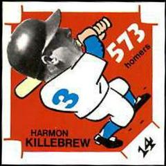Harmon Killebrew #14 Baseball Cards 1980 Laughlin 300/400/500 Prices