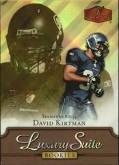 David Kirtman [Gold] #134 Football Cards 2006 Flair Showcase Prices