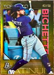 Bo Bichette [Gold] #78 Baseball Cards 2020 Bowman Platinum Prices