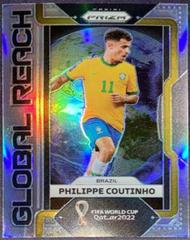 Philippe Coutinho [Silver] Soccer Cards 2022 Panini Prizm World Cup Global Reach Prices