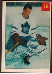 Jim Morrison [Lucky Premium Back] #18 Hockey Cards 1954 Parkhurst Prices