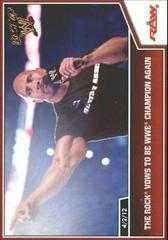 The Rock Vows to be WWE Champion Again [Bronze] Wrestling Cards 2013 Topps Best of WWE Prices