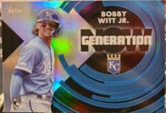 Bobby Witt Jr. Baseball Cards 2022 Topps Update Generation Now Prices
