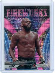 Jon Jones [Pink Pulsar] #20 Ufc Cards 2022 Panini Prizm UFC Fireworks Prices