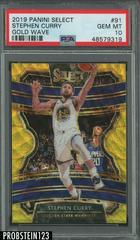 Stephen Curry [Gold Prizm] Basketball Cards 2019 Panini Select Prices