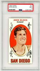 John Block #9 Basketball Cards 1969 Topps Prices