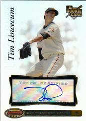 Tim Lincecum [Autograph] Baseball Cards 2007 Bowman's Best Prices