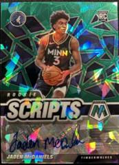 Jaden Springer [Green Ice] #RS-JSP Basketball Cards 2021 Panini Mosaic Rookie Scripts Autographs Prices