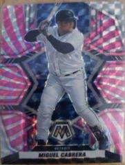Miguel Cabrera [Pink Swirl] #183 Baseball Cards 2022 Panini Mosaic Prices