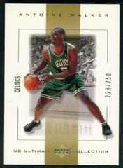 Antoine Walker #4 Basketball Cards 2001 Ultimate Collection Prices