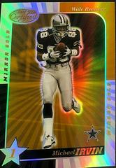 Michael Irvin [1 Star Mirror Gold] #36 Football Cards 2000 Leaf Certified Prices