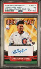 Christopher Morel [Gold] Baseball Cards 2023 Topps Big League Opening Act Autographs Prices